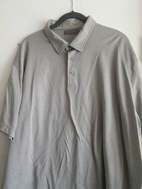 Daniel Cremieux Men's Light Gray Pique Polo